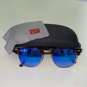 Ray-Ban clubmasters. Authentic. Polarized. Lightly worn. Great condition!!